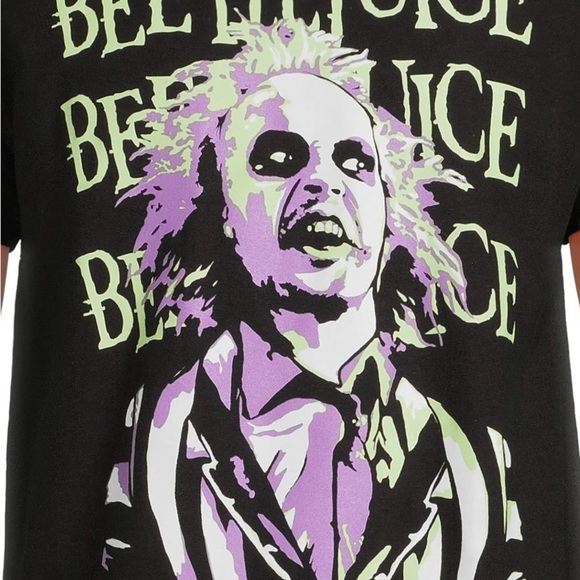Beetle Juice Men's and Big Men's Graphic Tee with Short Sleeves - Picture 5 of 6